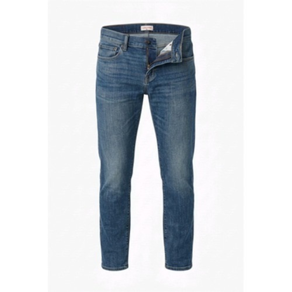 Lucky Brand 110 Slim Jeans Mens 32x32 Blue Medium Wash Straight Denim Stretch